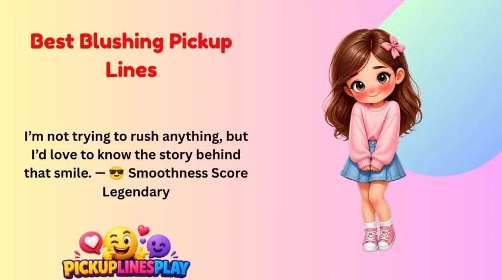 Best Blushing Pickup Lines