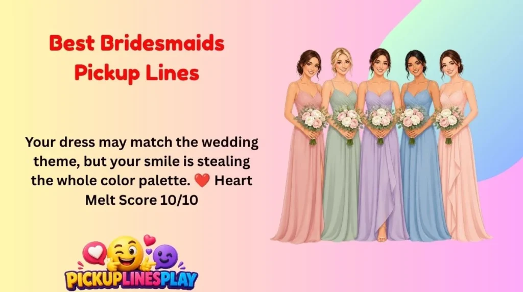 Best Bridesmaids Pickup Lines
