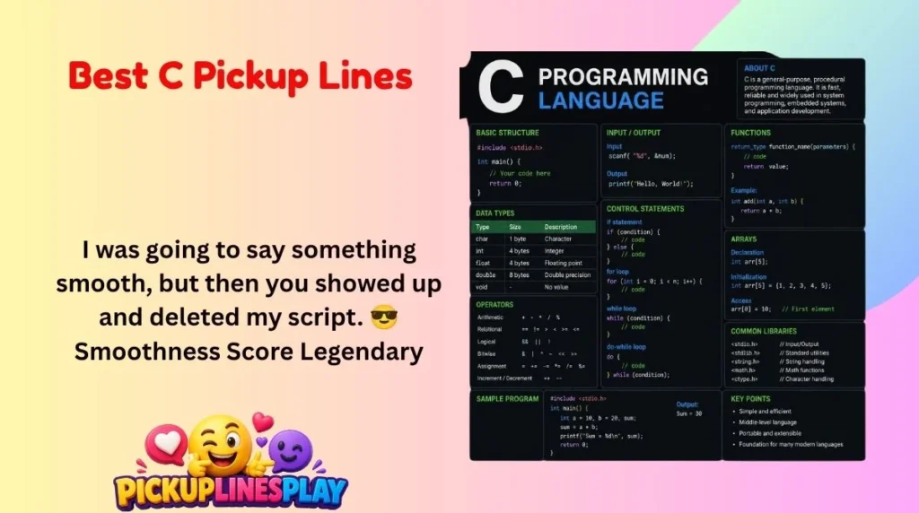Best C Pickup Lines
