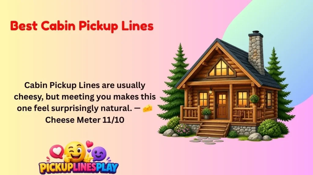 Best Cabin Pickup Lines