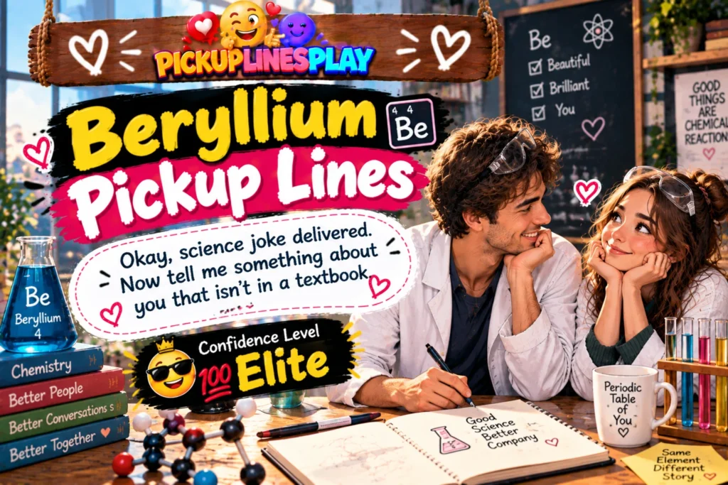 Beryllium Pickup Lines