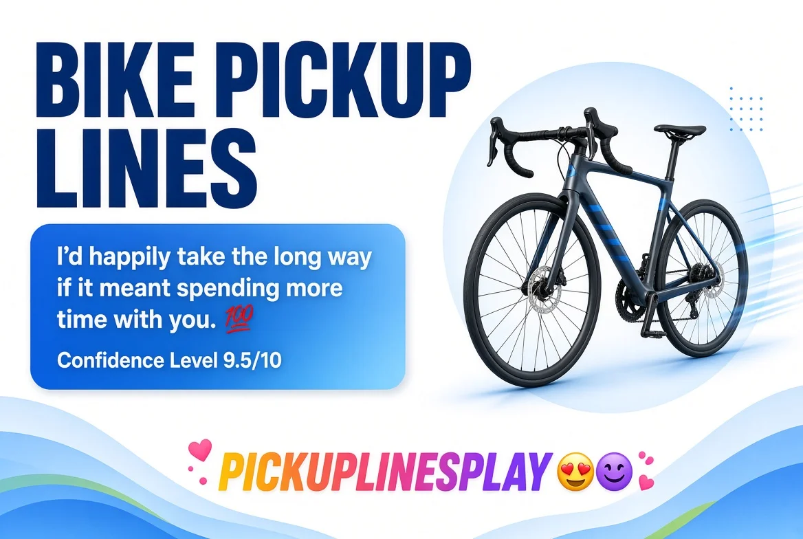 Bike Pickup Lines