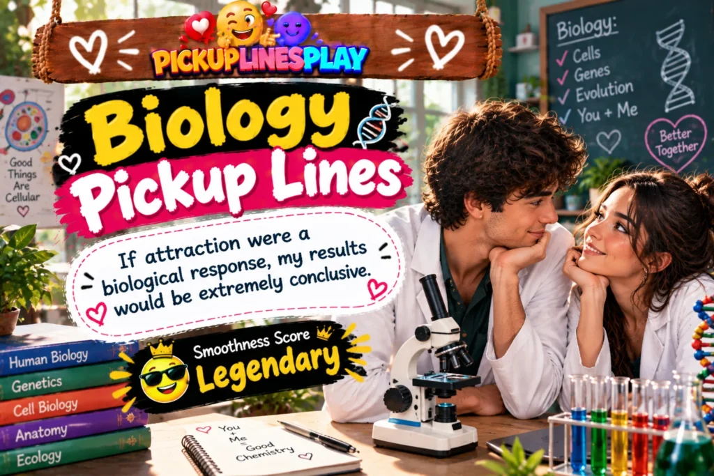 Biology Pickup Lines