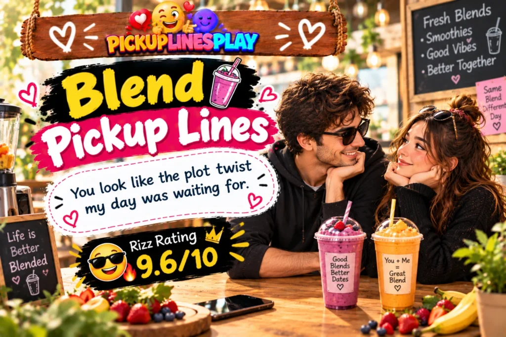 Blend Pickup Lines