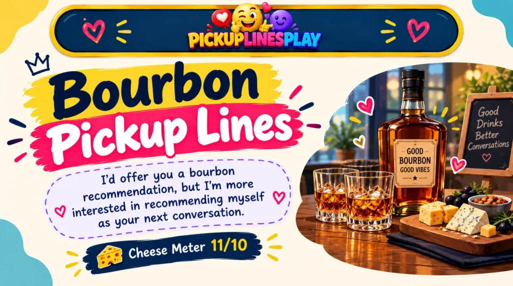 Bourbon Pickup Lines