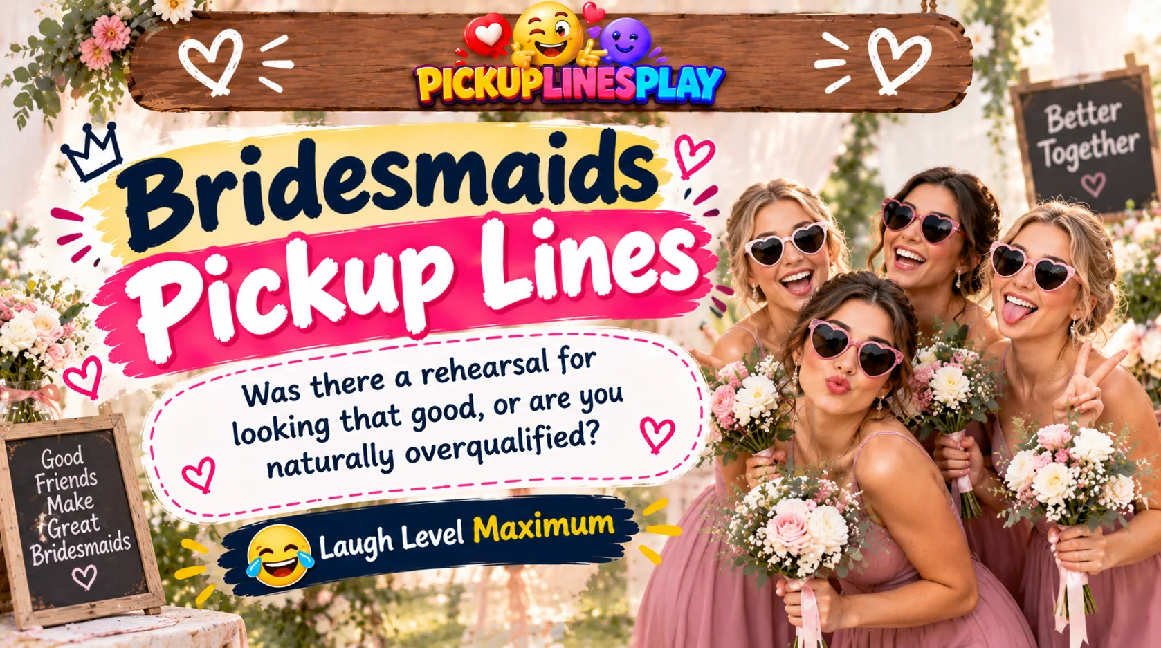 Bridesmaids Pickup Lines