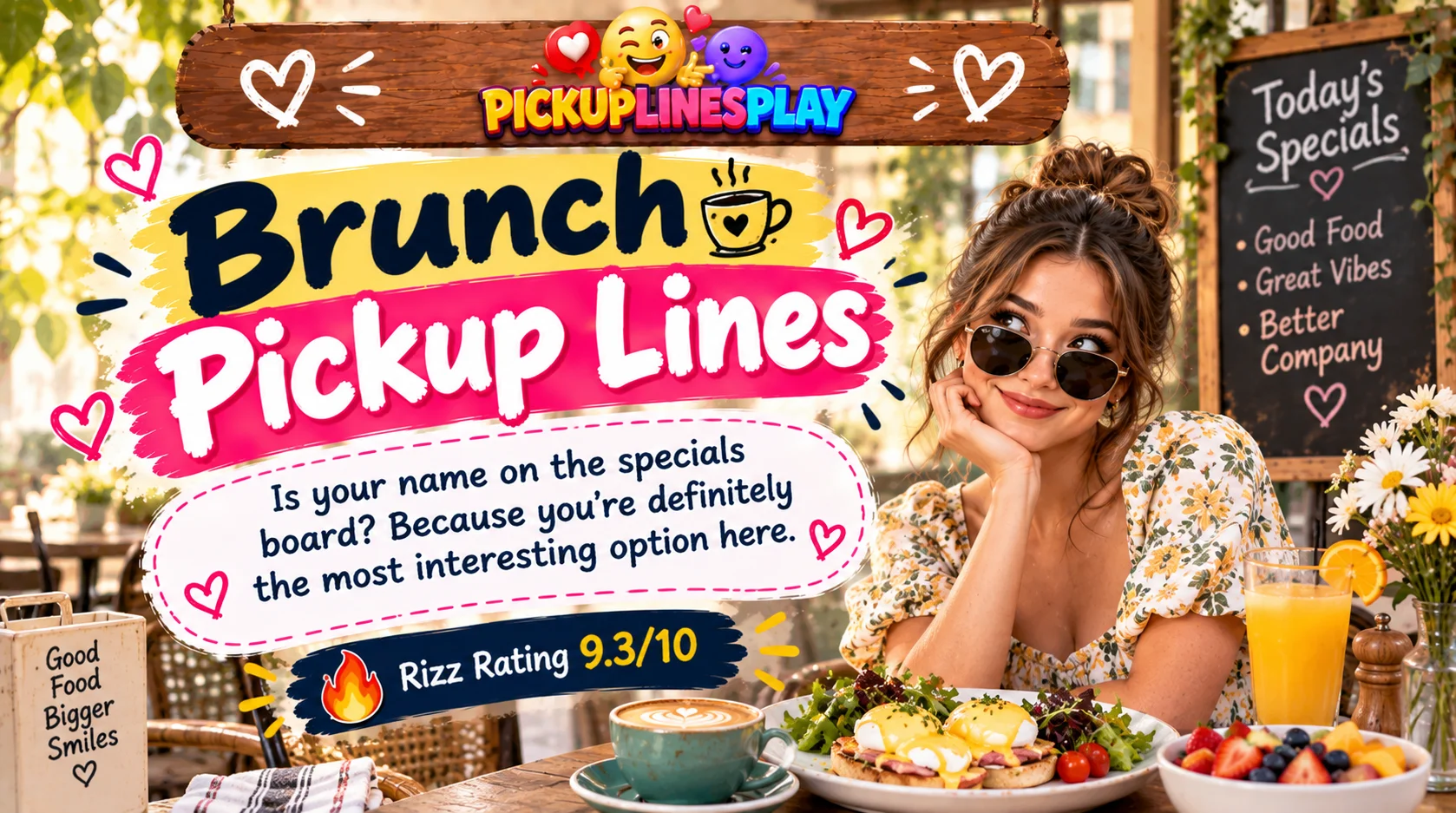 Brunch Pickup Lines