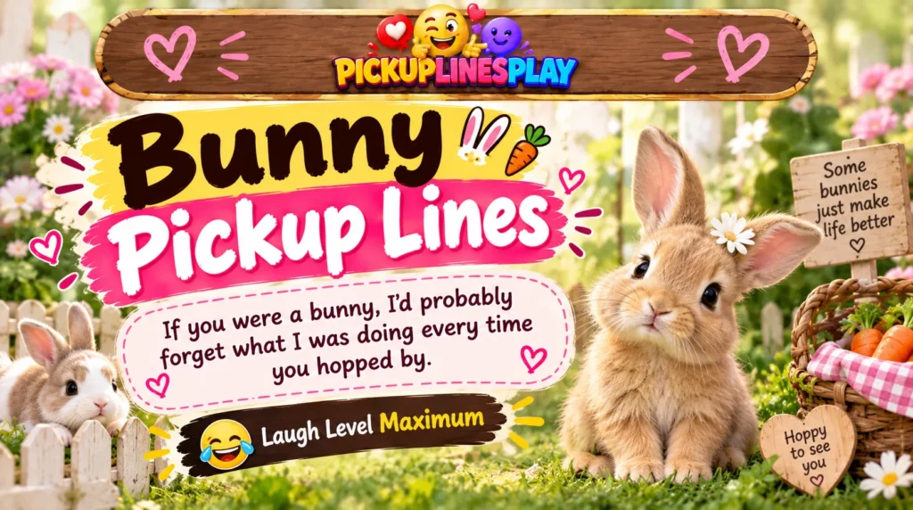 Bunny Pickup Lines