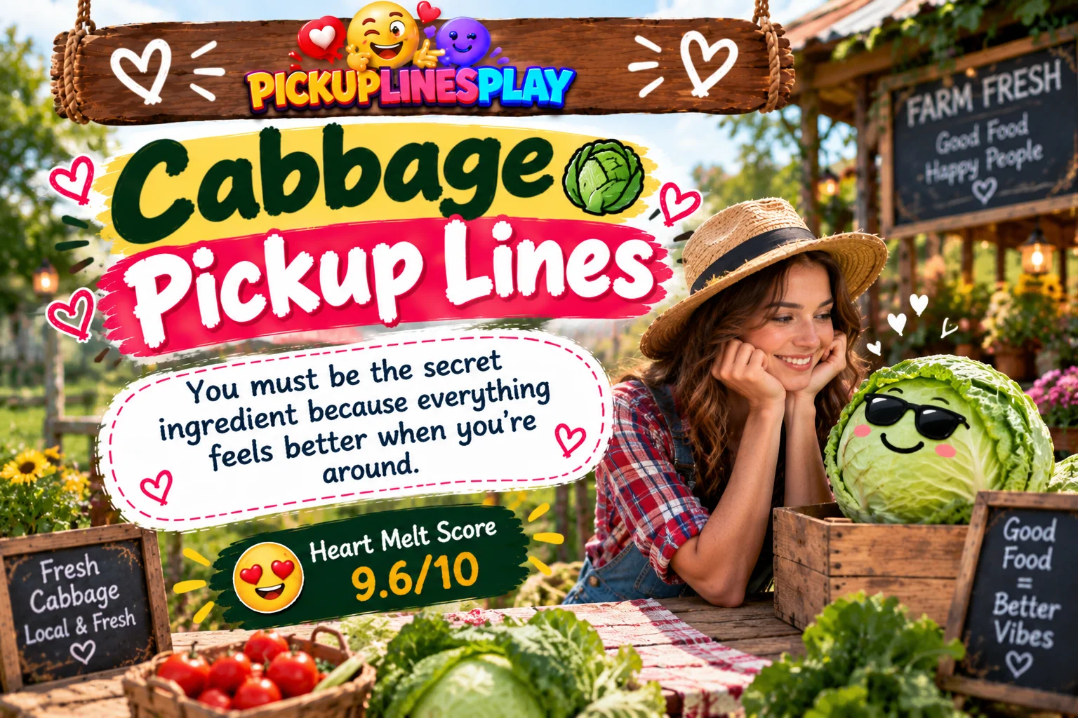 Cabbage Pickup Lines