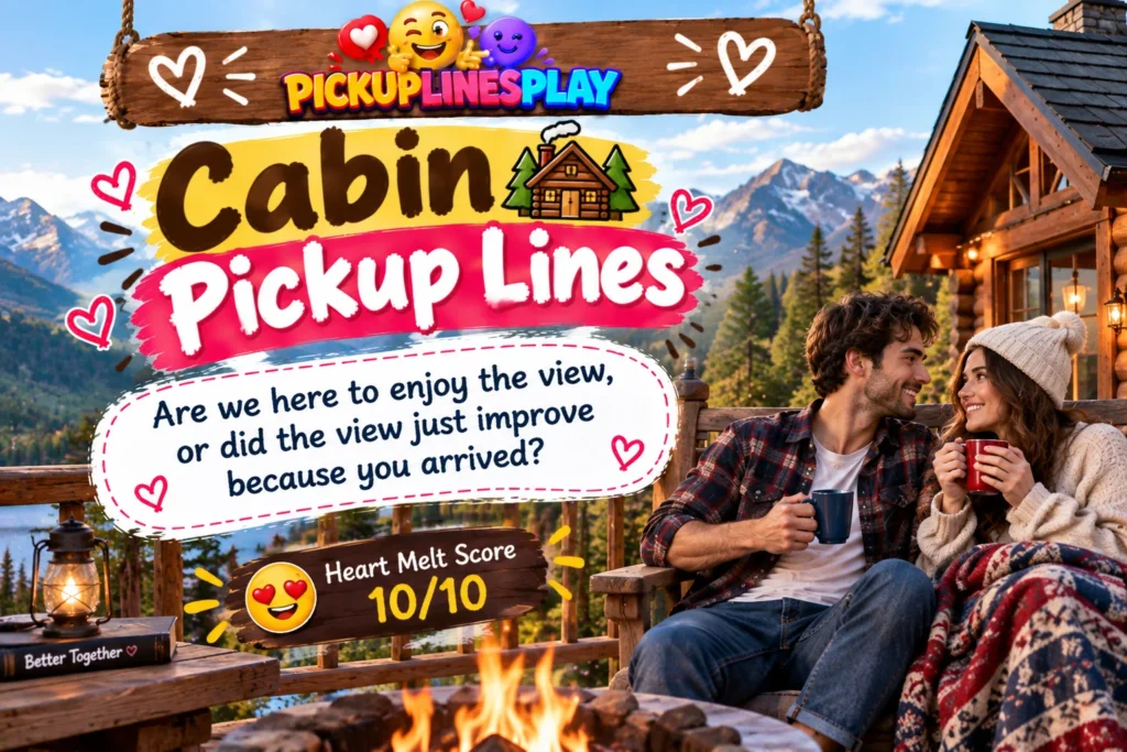 Cabin Pickup Lines