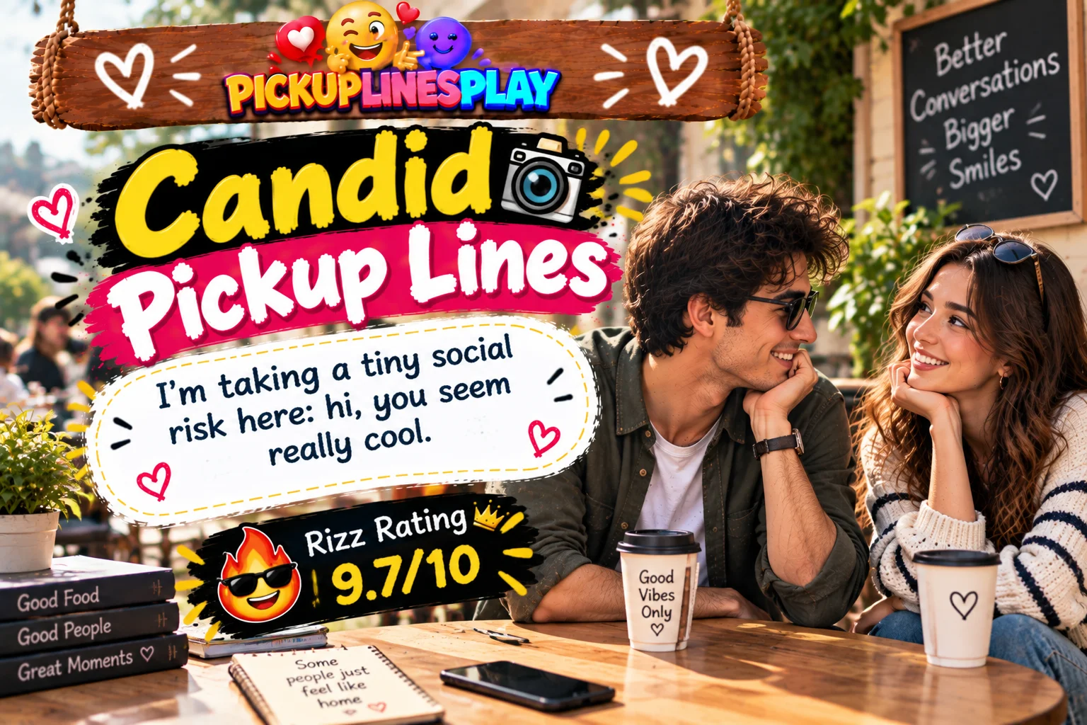 Candid Pickup Lines