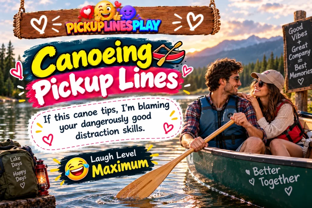 Canoeing Pickup Lines