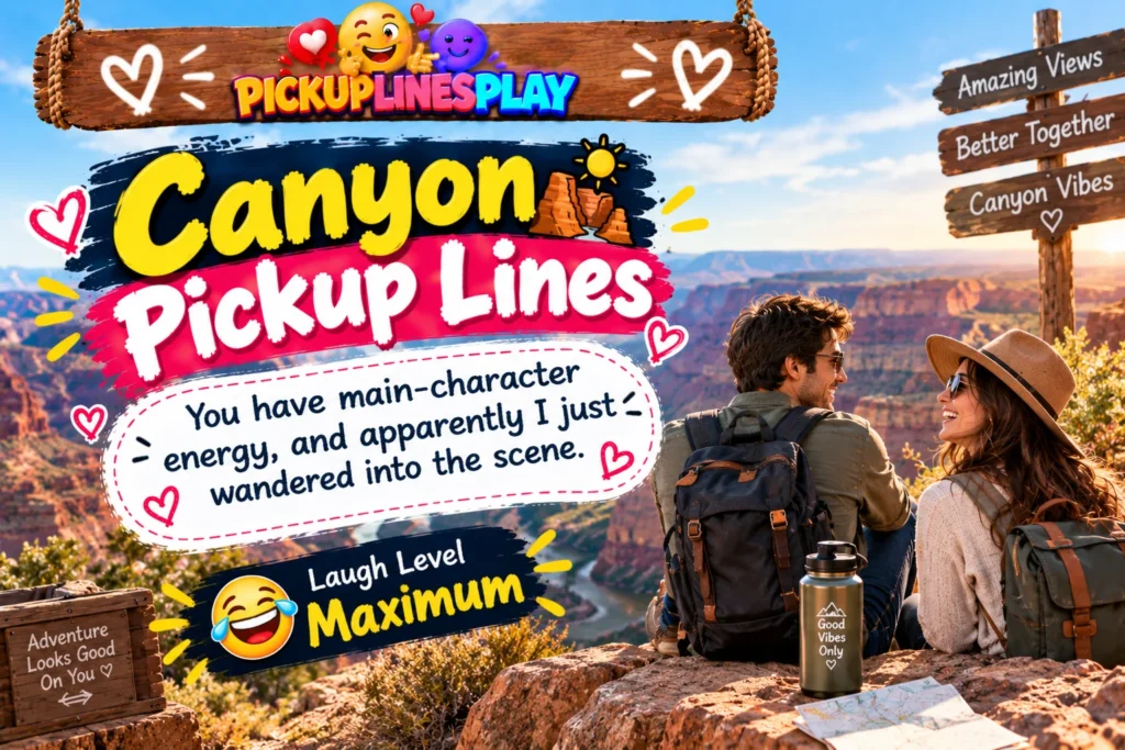 Canyon Pickup Lines