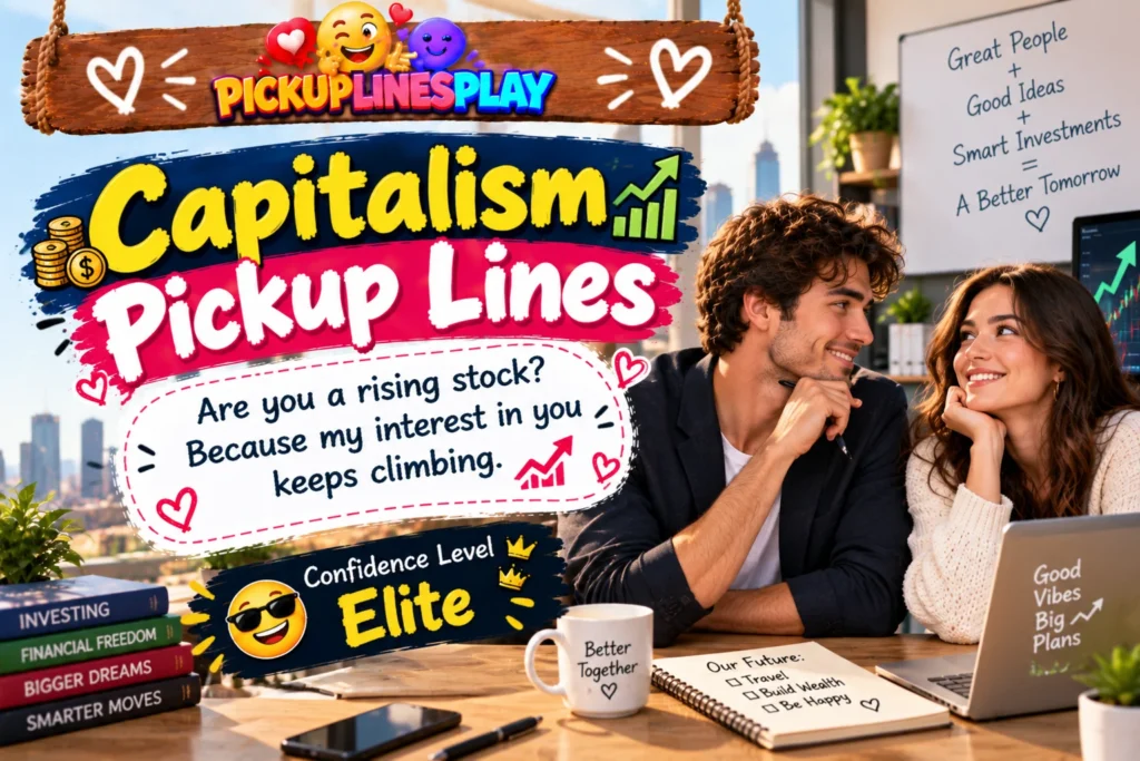 Capitalism Pickup Lines