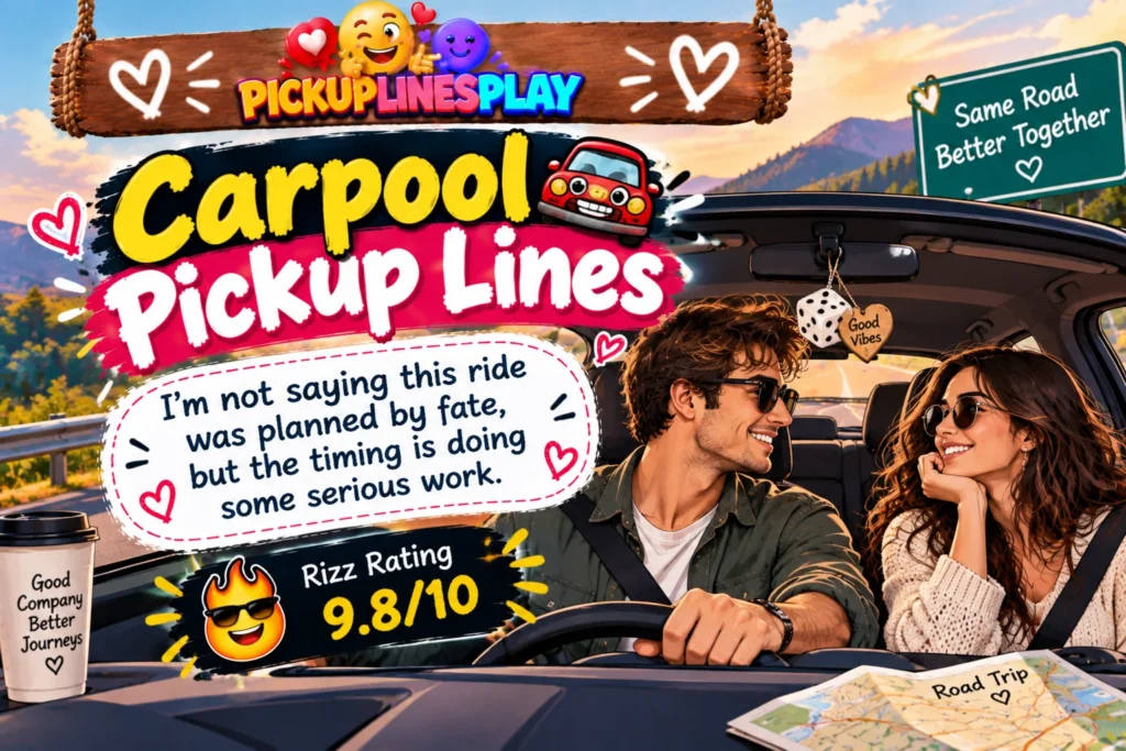 Carpool Pickup Lines