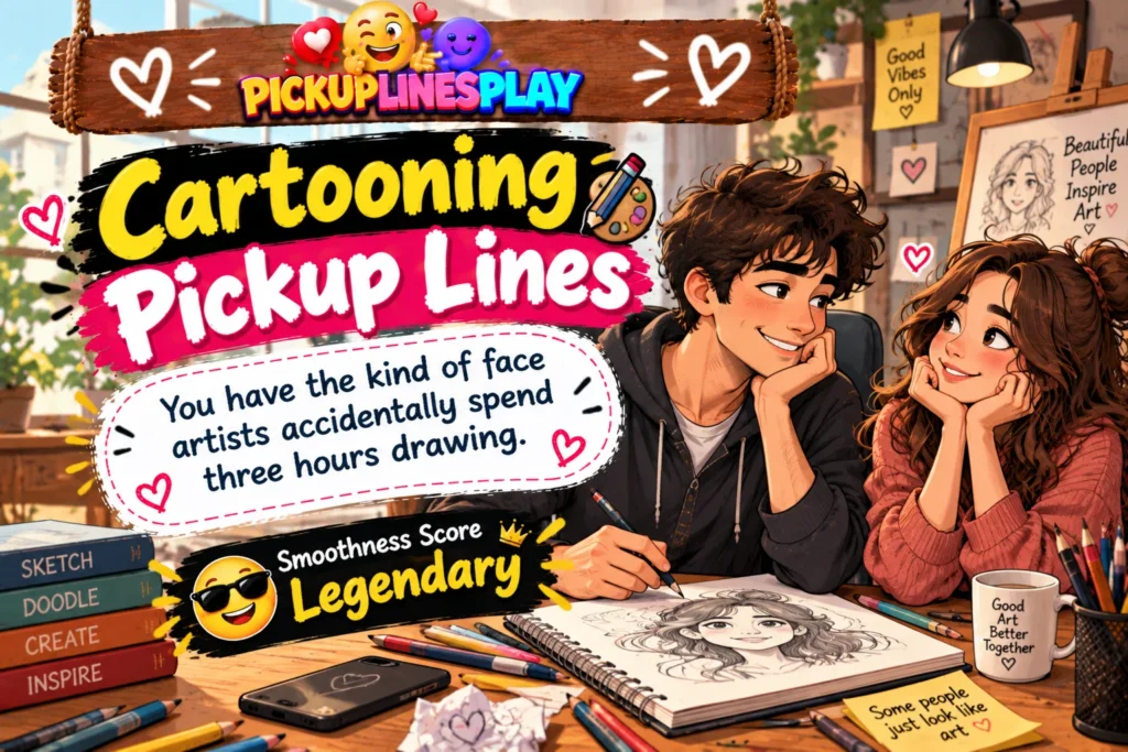 Cartooning Pickup Lines