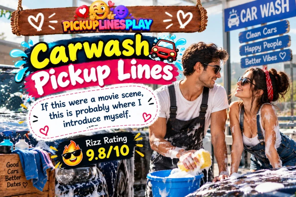 Carwash Pickup Lines