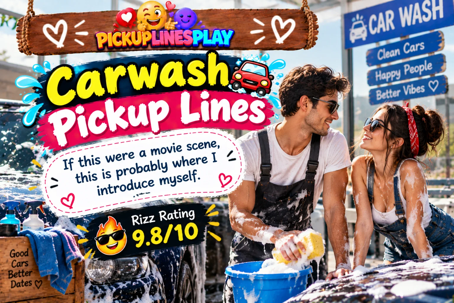 Carwash Pickup Lines